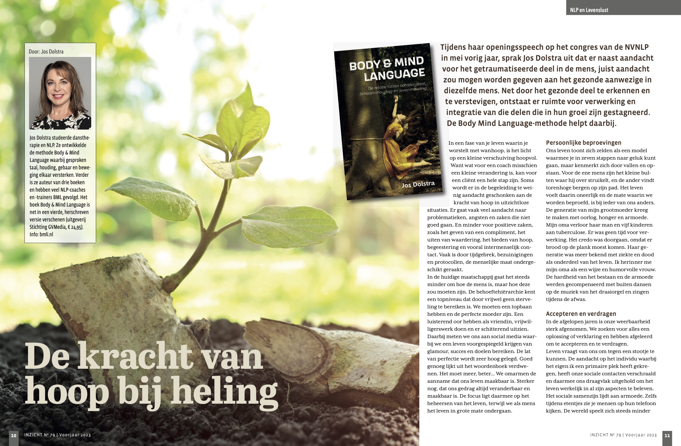 BML artikel in Inzicht (NVNLP)